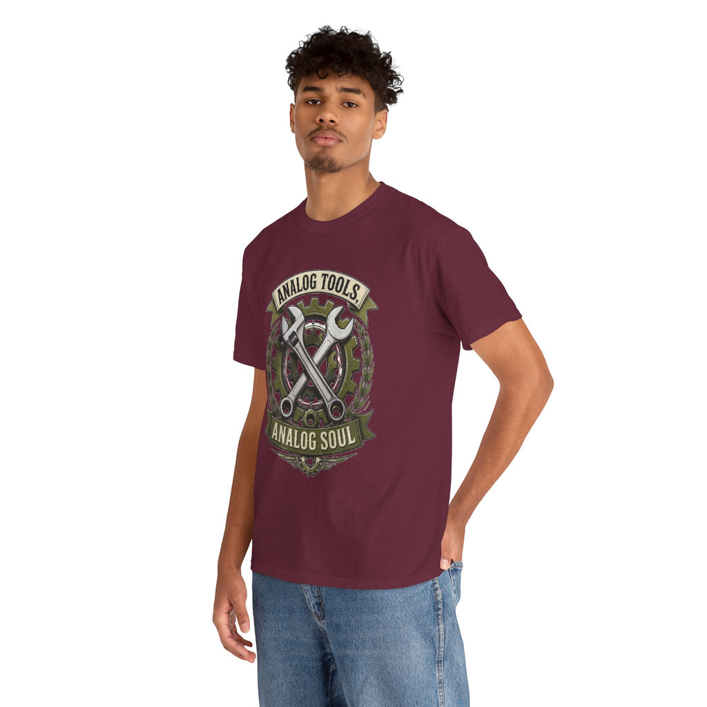 Analog Tools Analog Soul Tee — Vintage Mechanic Gear T-Shirt