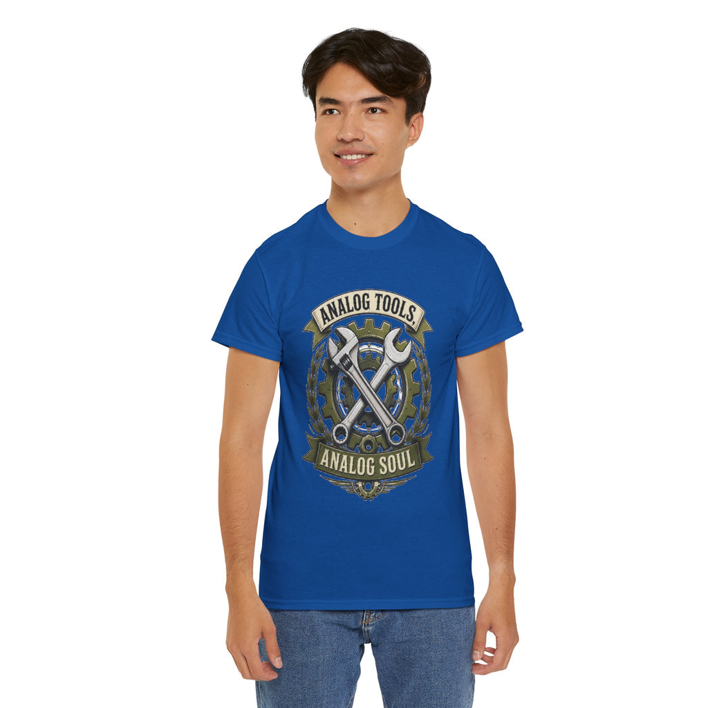 Analog Tools Analog Soul Tee — Vintage Mechanic Gear T-Shirt