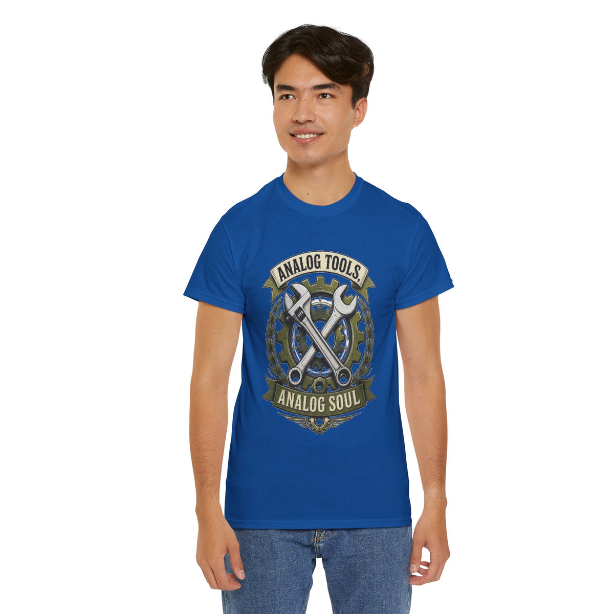 Analog Tools Analog Soul Tee — Vintage Mechanic Gear T-Shirt