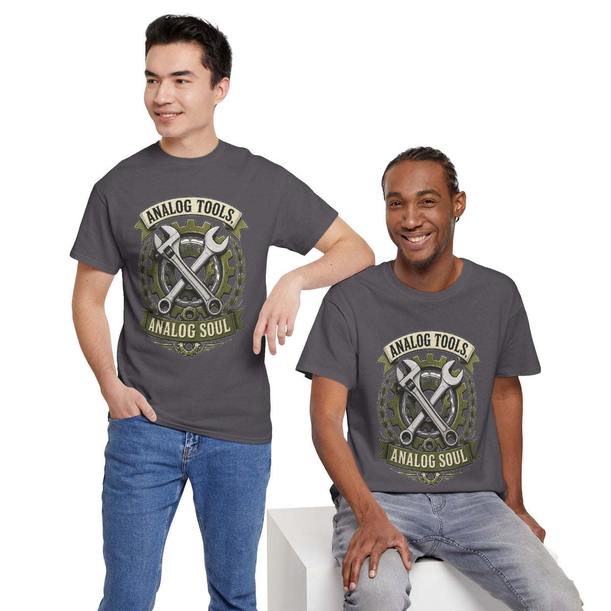 Analog Tools Analog Soul Tee — Vintage Mechanic Gear T-Shirt