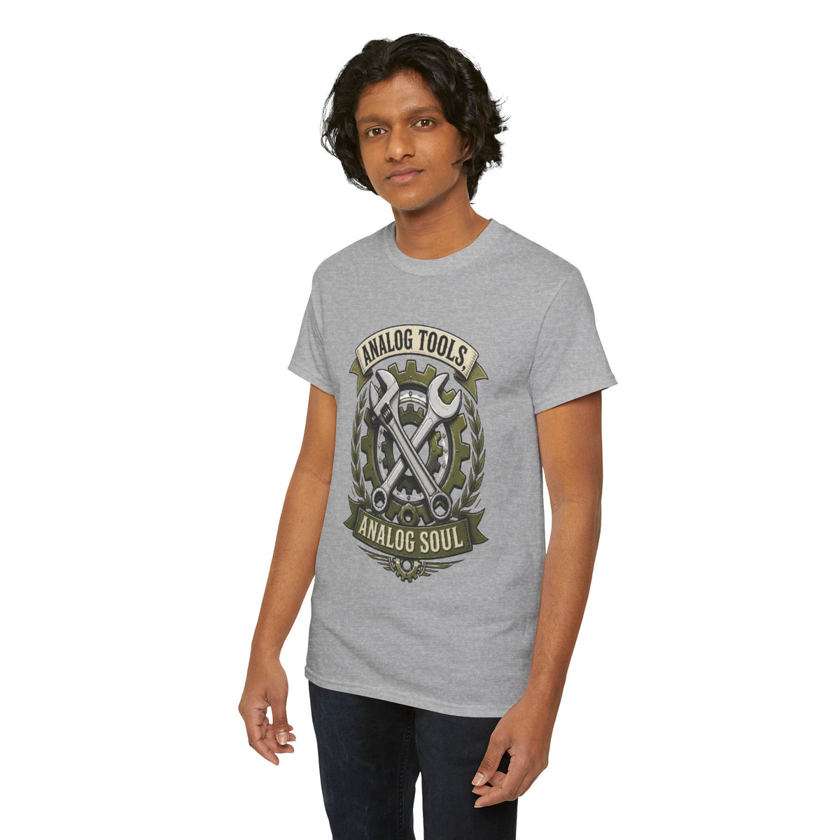 Analog Tools Analog Soul Tee — Vintage Mechanic Gear T-Shirt