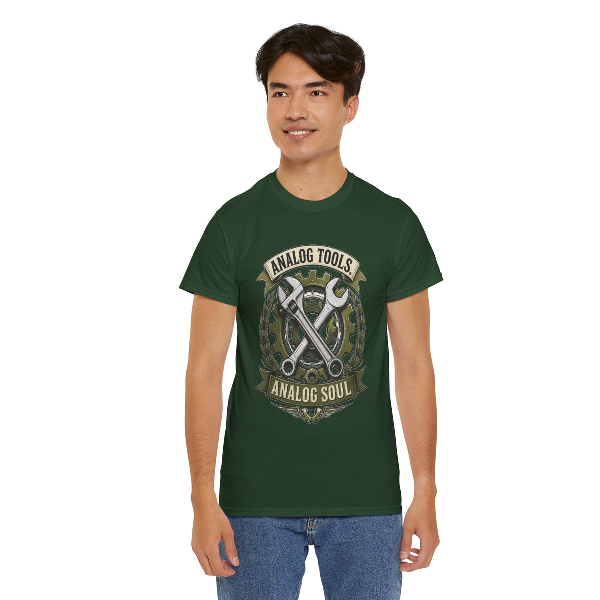 Analog Tools Analog Soul Tee — Vintage Mechanic Gear T-Shirt