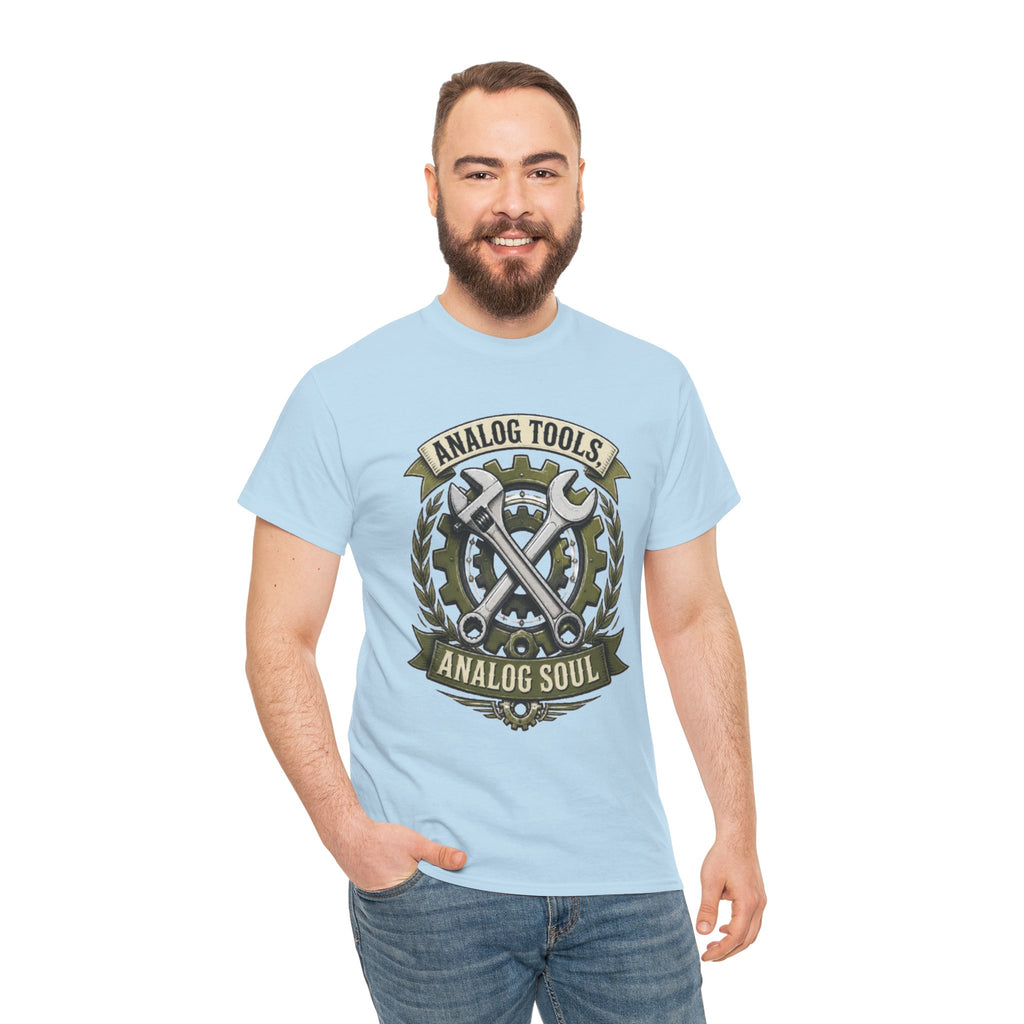 Analog Tools Analog Soul Tee — Vintage Mechanic Gear T-Shirt