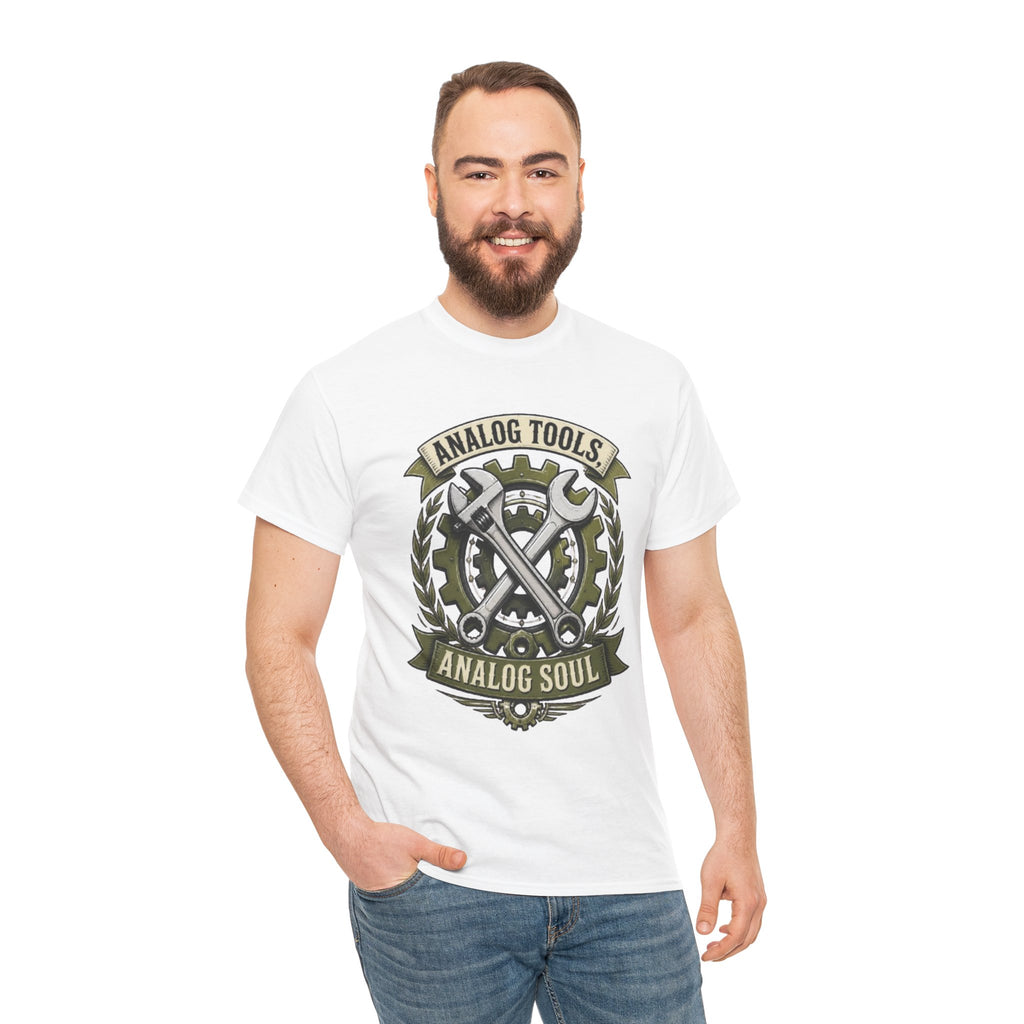 Analog Tools Analog Soul Tee — Vintage Mechanic Gear T-Shirt