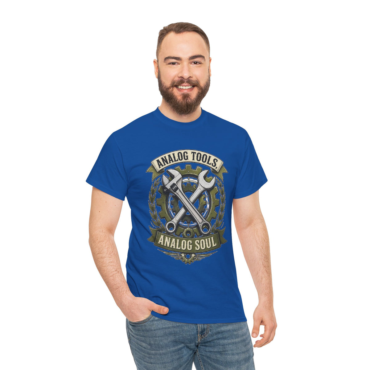 Analog Tools Analog Soul Tee — Vintage Mechanic Gear T-Shirt
