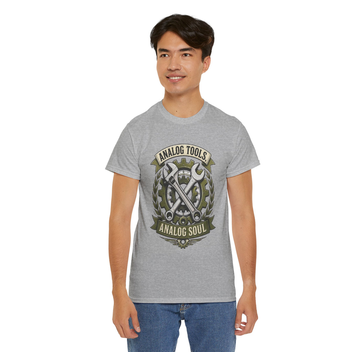 Analog Tools Analog Soul Tee — Vintage Mechanic Gear T-Shirt