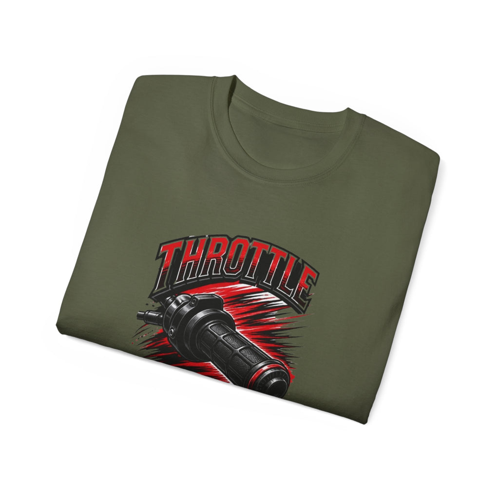 Throttle Therapy Tee – Motorcycle Spark Plug Racing T‑Shirt