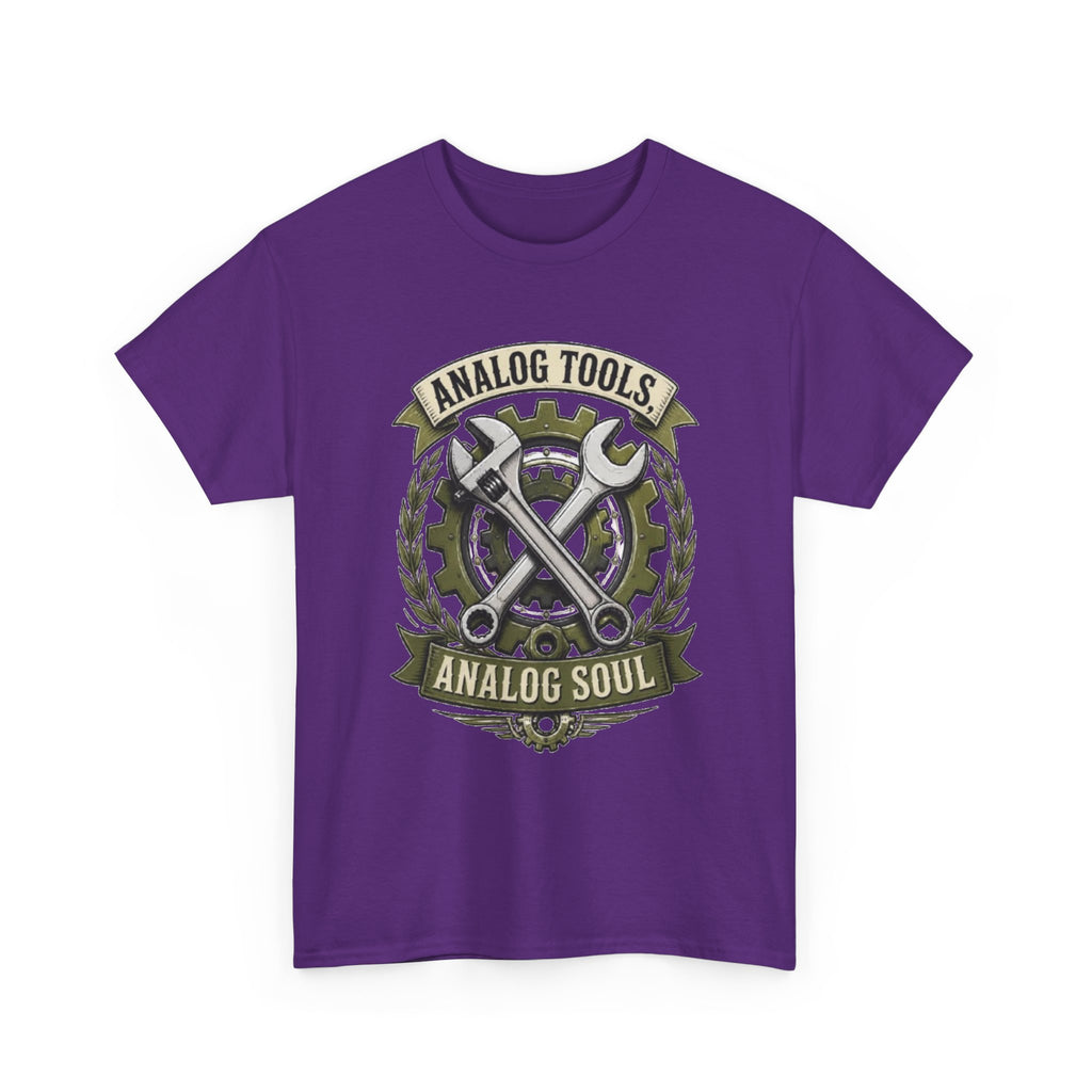 Analog Tools Analog Soul Tee — Vintage Mechanic Gear T-Shirt
