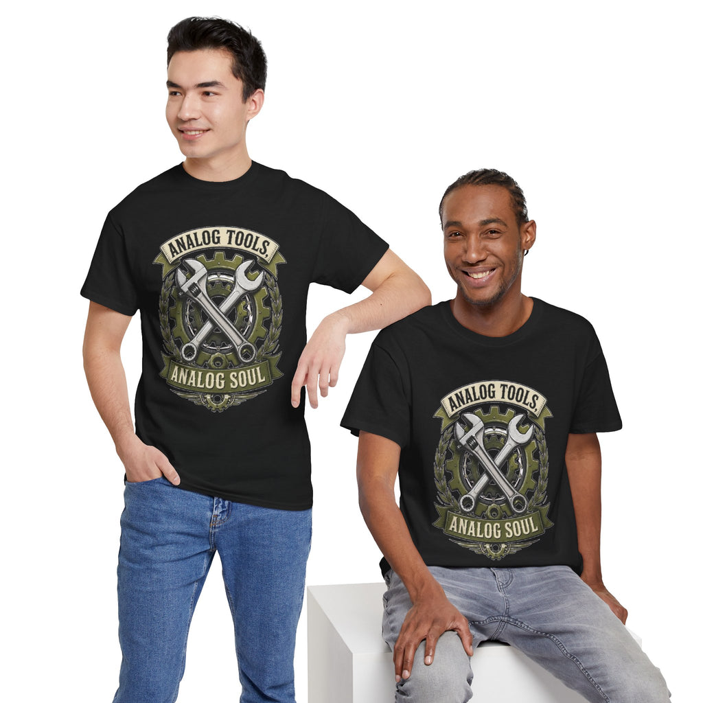 Analog Tools Analog Soul Tee — Vintage Mechanic Gear T-Shirt