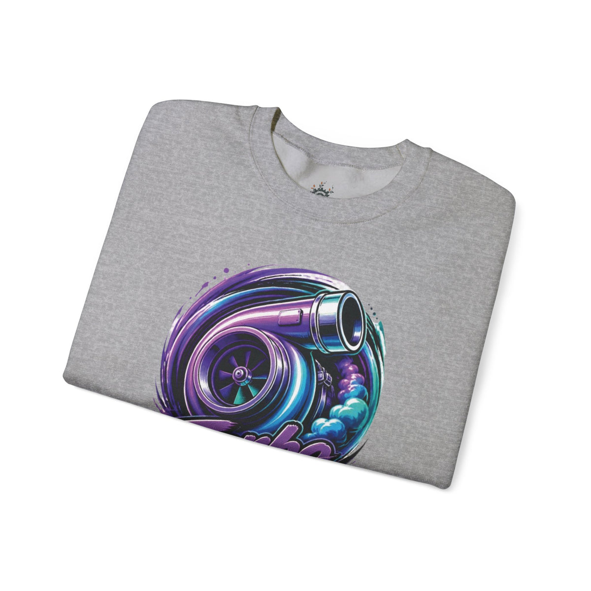 Crewneck Sweatshirt — Turbo Vibes Only Performance Graphic