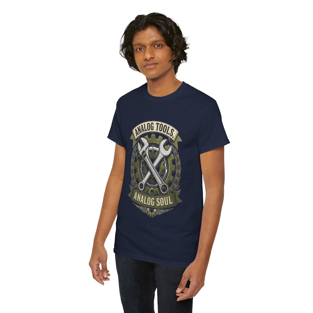 Analog Tools Analog Soul Tee — Vintage Mechanic Gear T-Shirt