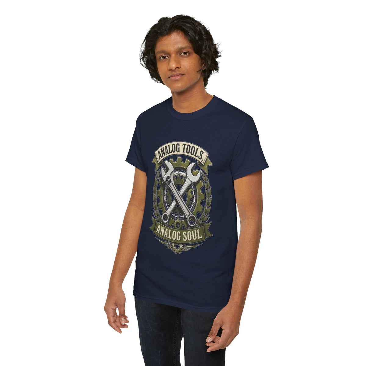 Analog Tools Analog Soul Tee — Vintage Mechanic Gear T-Shirt