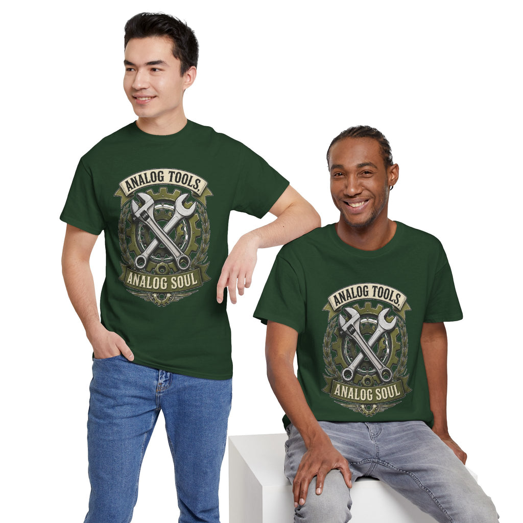 Analog Tools Analog Soul Tee — Vintage Mechanic Gear T-Shirt