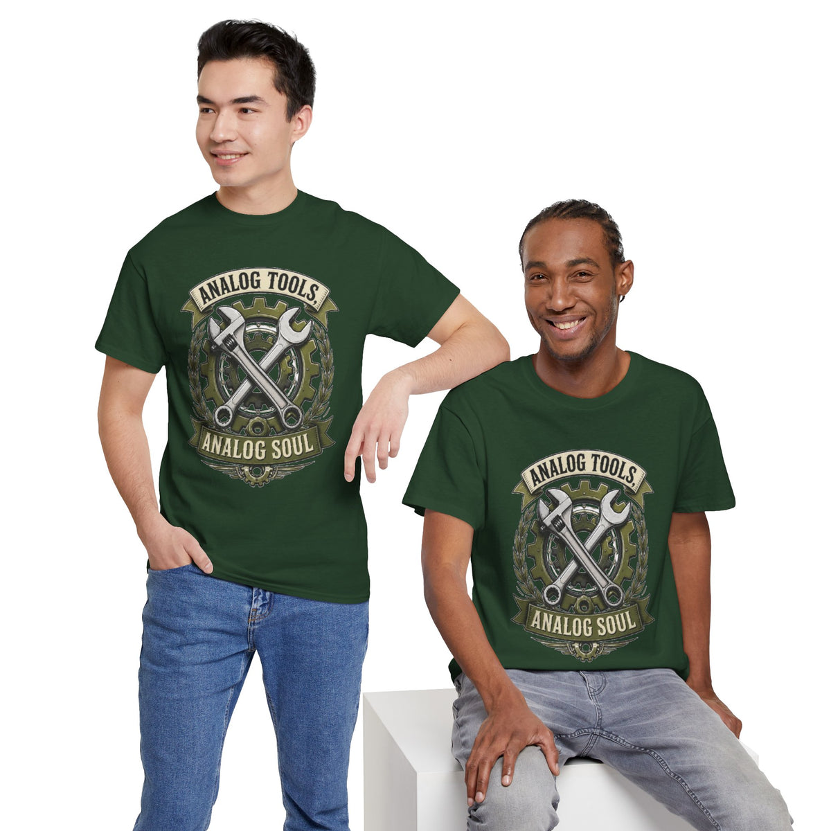 Analog Tools Analog Soul Tee — Vintage Mechanic Gear T-Shirt