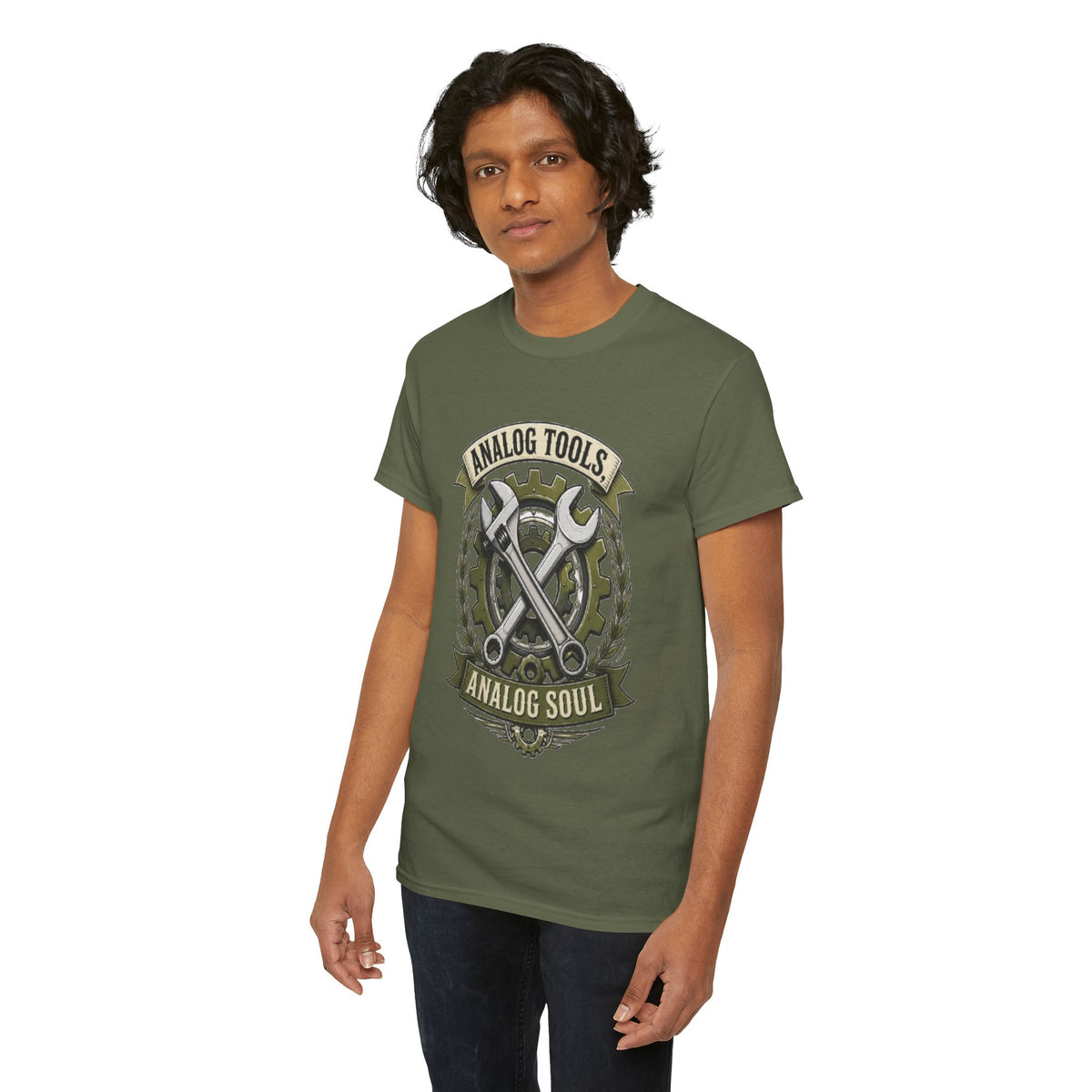 Analog Tools Analog Soul Tee — Vintage Mechanic Gear T-Shirt