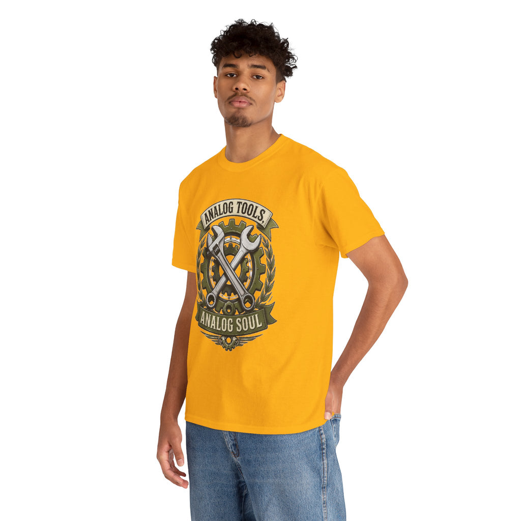 Analog Tools Analog Soul Tee — Vintage Mechanic Gear T-Shirt