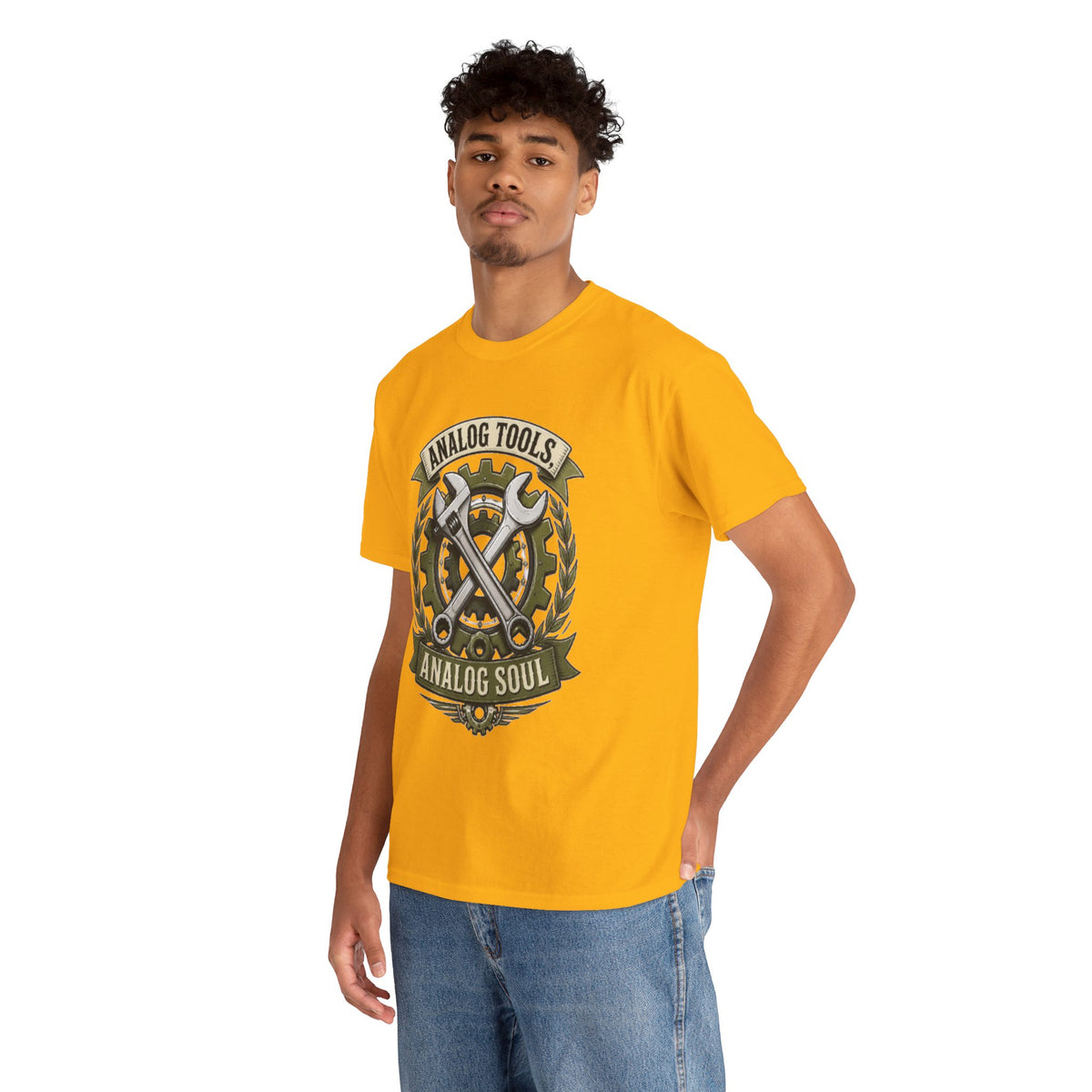 Analog Tools Analog Soul Tee — Vintage Mechanic Gear T-Shirt