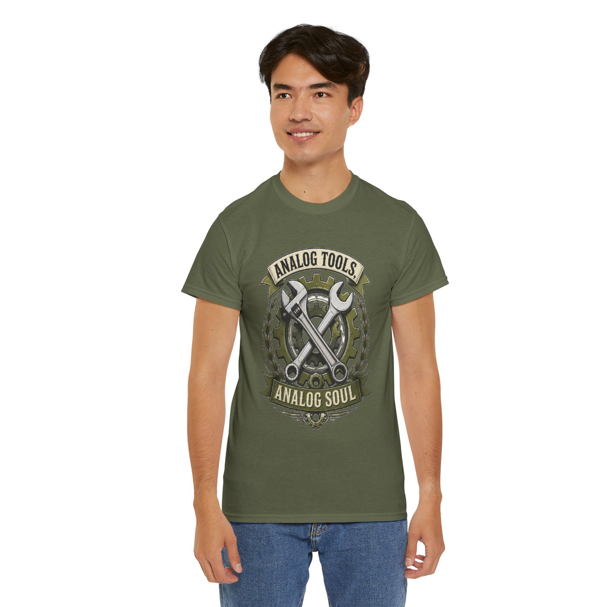 Analog Tools Analog Soul Tee — Vintage Mechanic Gear T-Shirt
