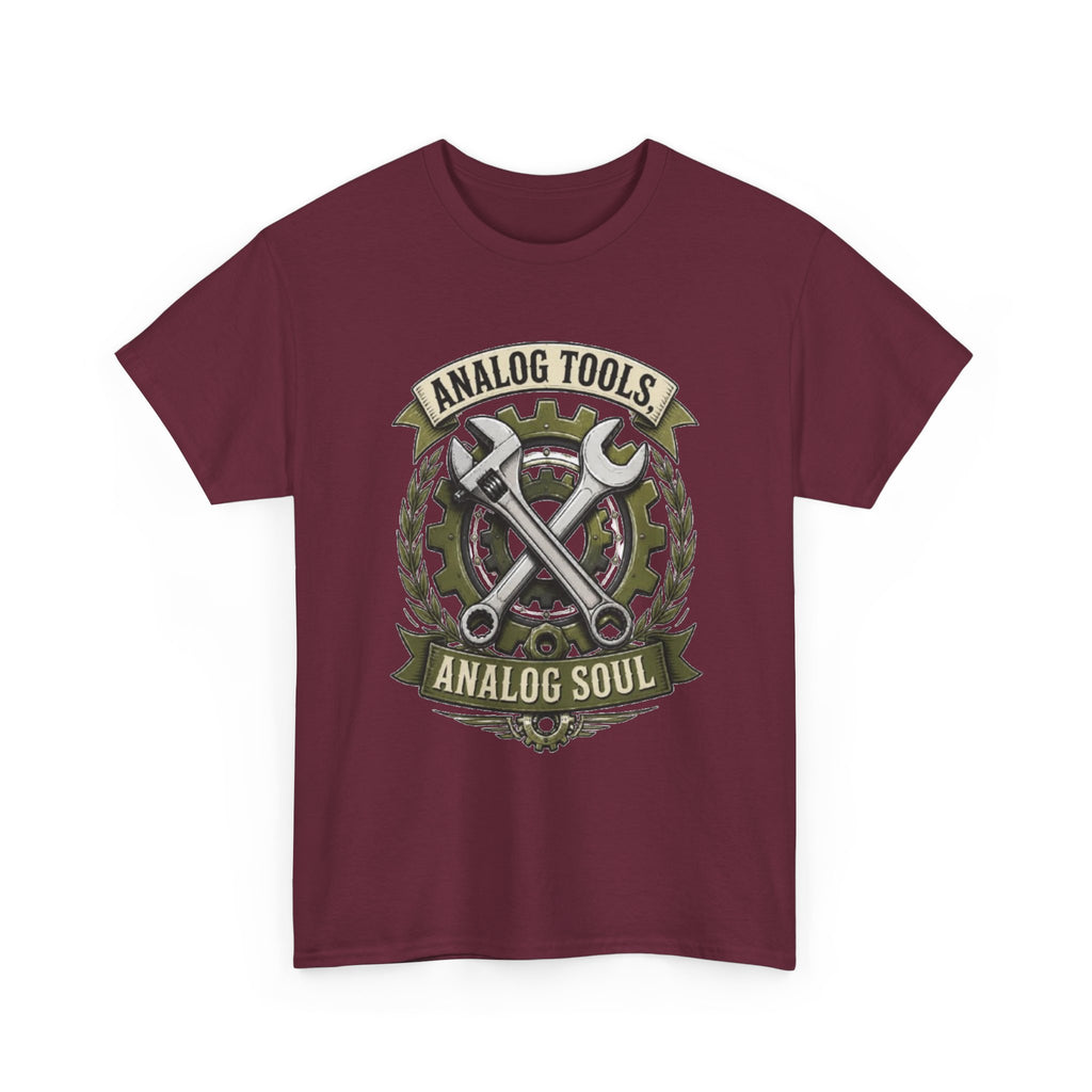 Analog Tools Analog Soul Tee — Vintage Mechanic Gear T-Shirt
