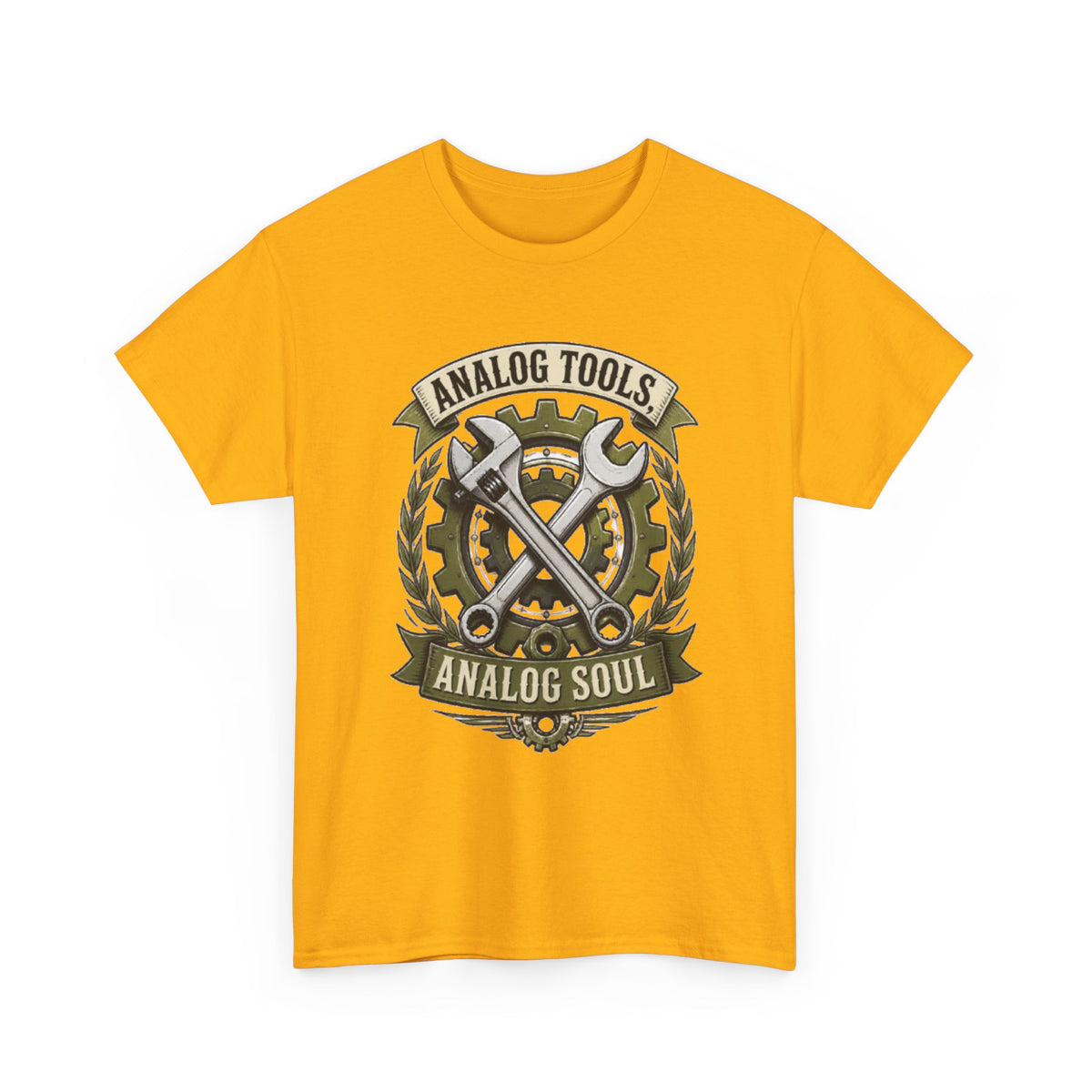 Analog Tools Analog Soul Tee — Vintage Mechanic Gear T-Shirt