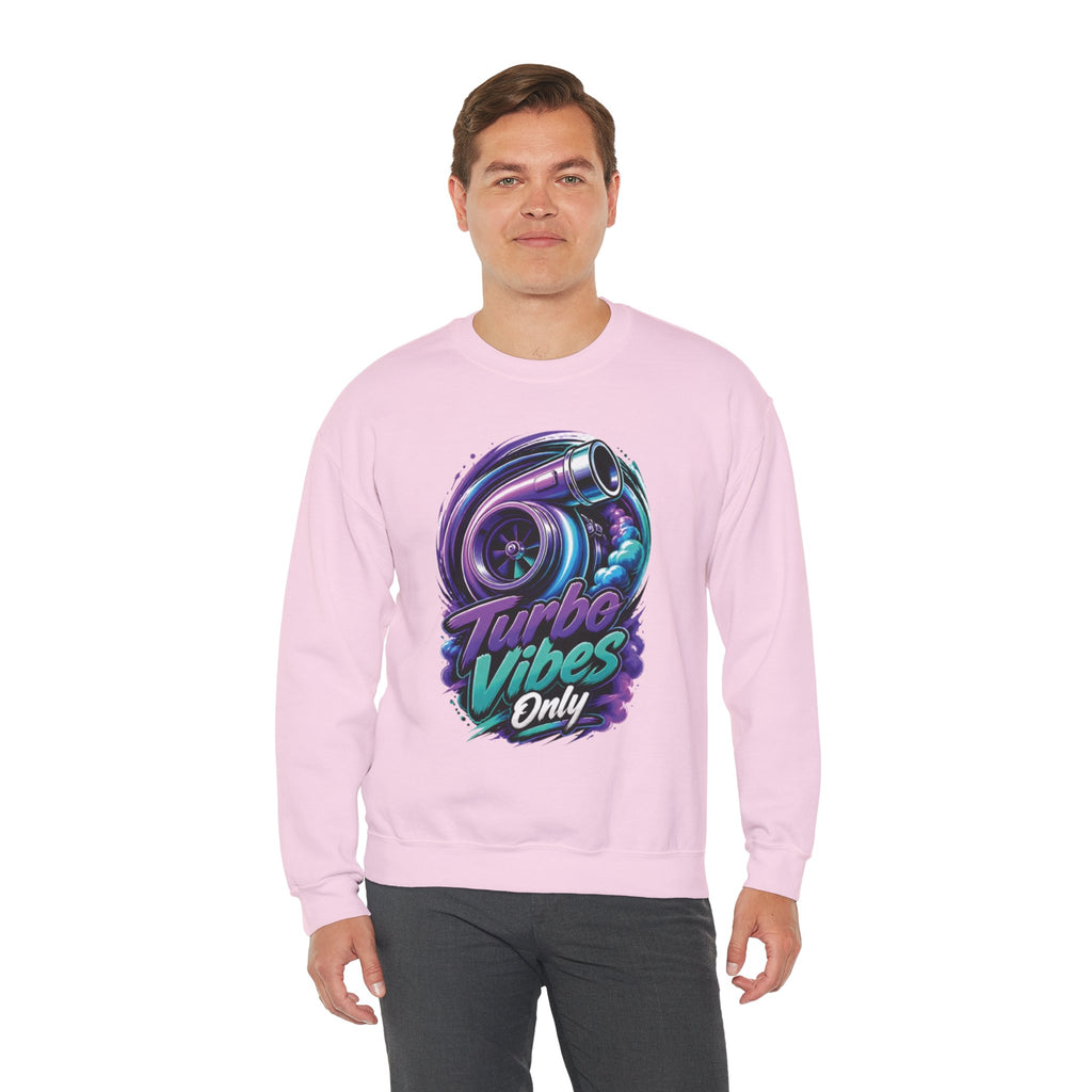 Crewneck Sweatshirt — Turbo Vibes Only Performance Graphic