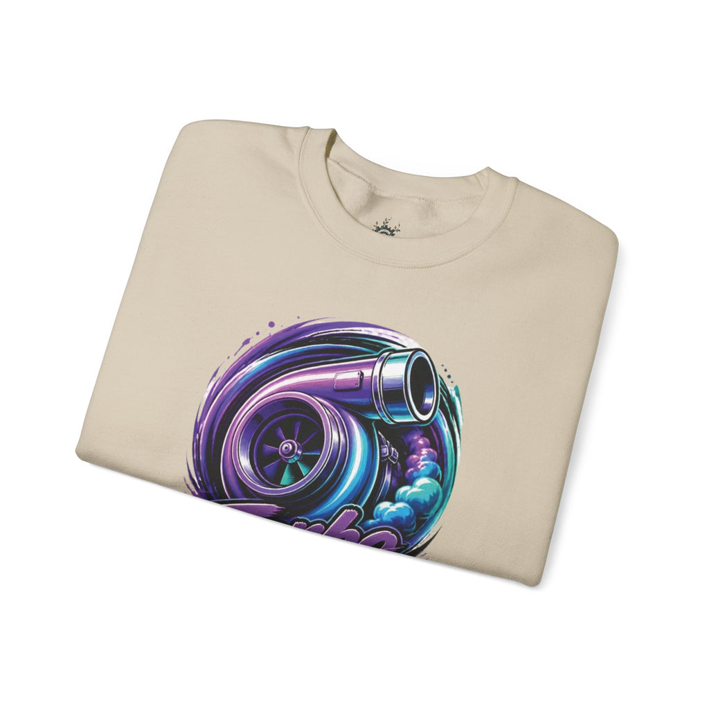 Crewneck Sweatshirt — Turbo Vibes Only Performance Graphic