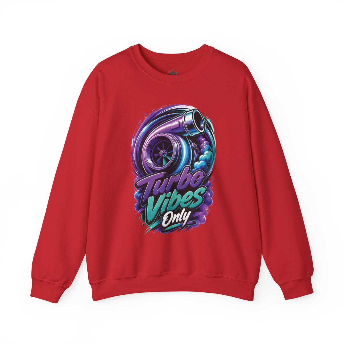 Crewneck Sweatshirt — Turbo Vibes Only Performance Graphic