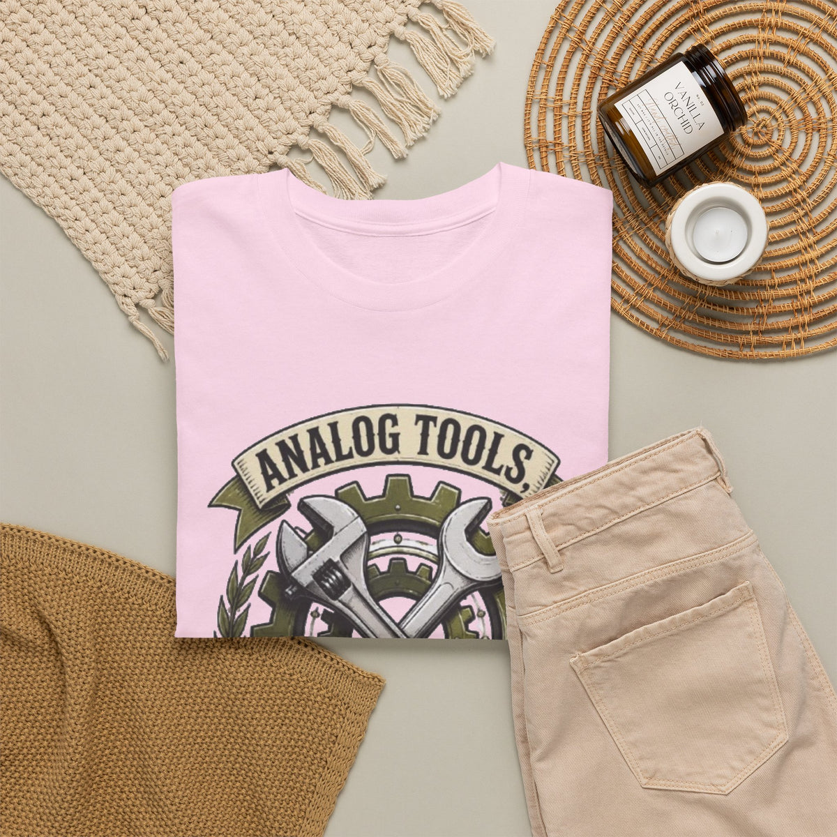 Analog Tools Analog Soul Tee — Vintage Mechanic Gear T-Shirt