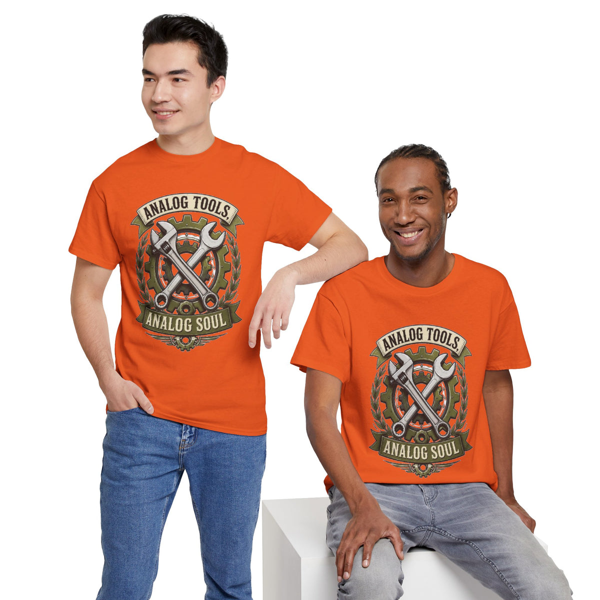 Analog Tools Analog Soul Tee — Vintage Mechanic Gear T-Shirt