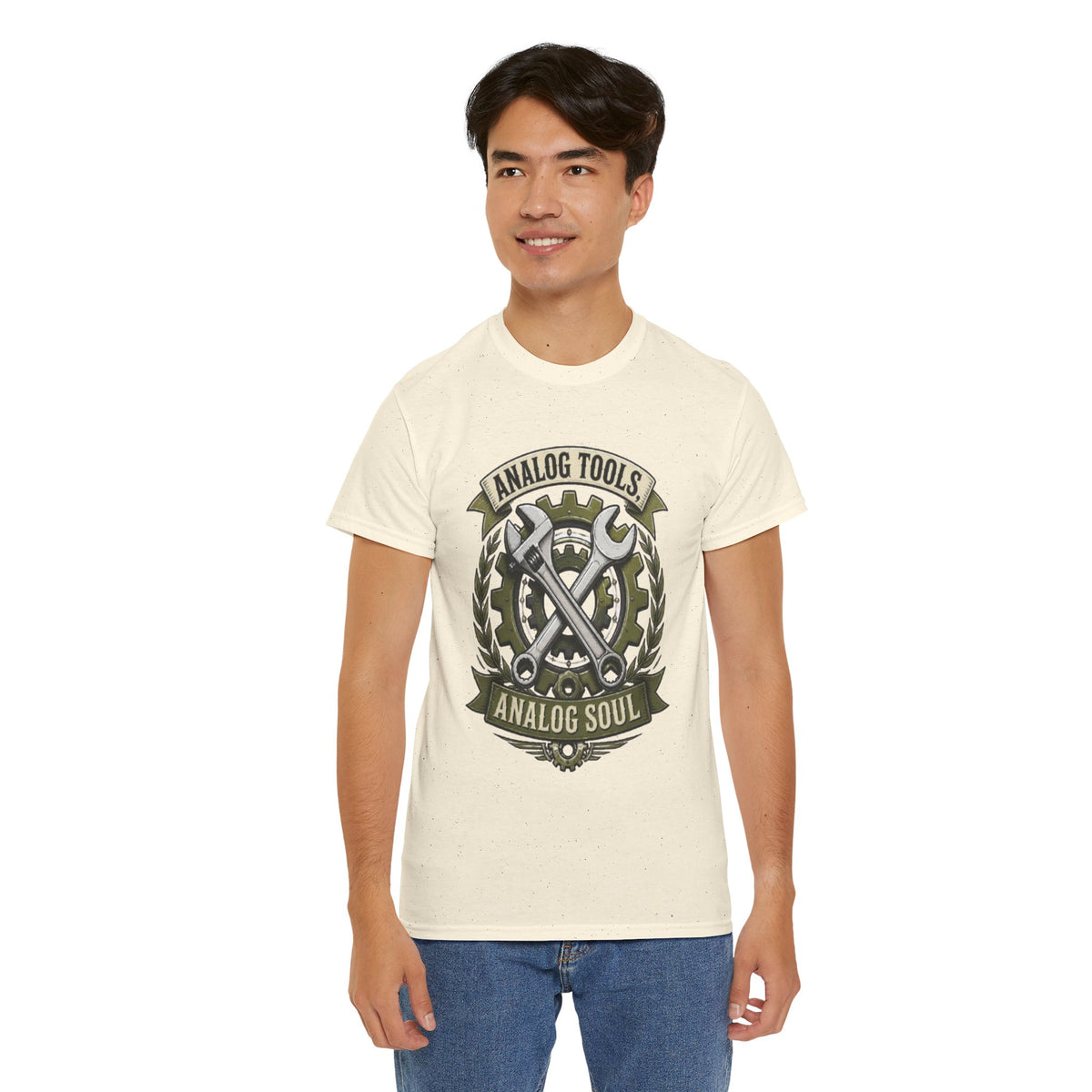 Analog Tools Analog Soul Tee — Vintage Mechanic Gear T-Shirt