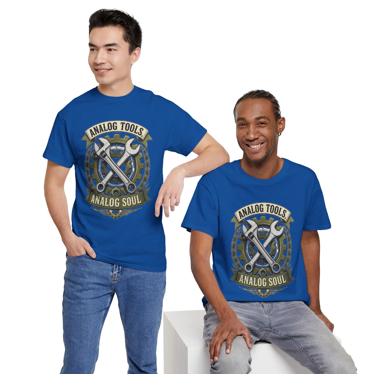 Analog Tools Analog Soul Tee — Vintage Mechanic Gear T-Shirt