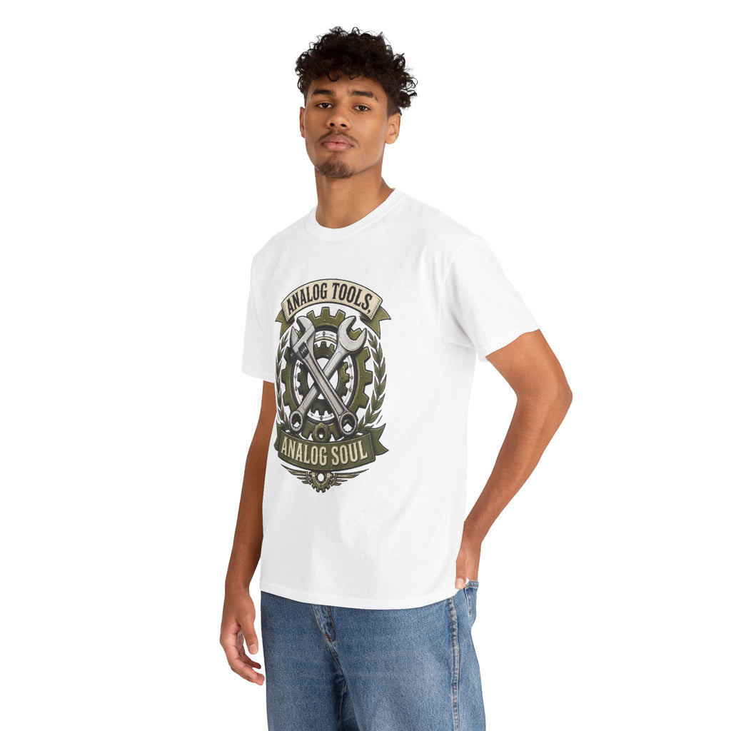 Analog Tools Analog Soul Tee — Vintage Mechanic Gear T-Shirt