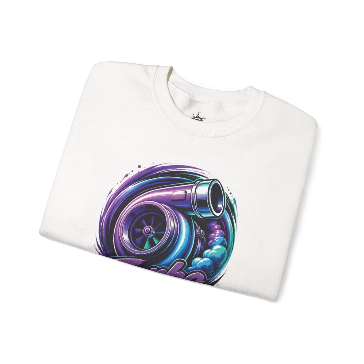 Crewneck Sweatshirt — Turbo Vibes Only Performance Graphic