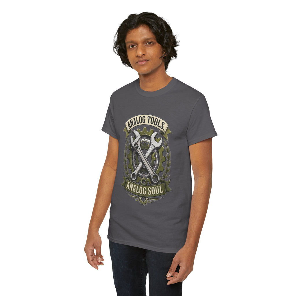 Analog Tools Analog Soul Tee — Vintage Mechanic Gear T-Shirt