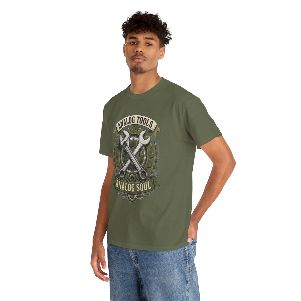 Analog Tools Analog Soul Tee — Vintage Mechanic Gear T-Shirt