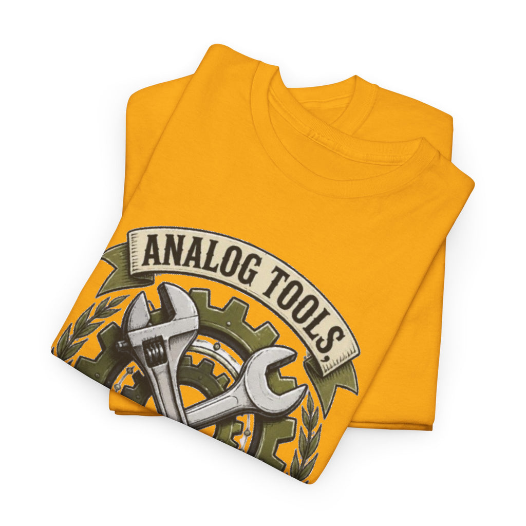 Analog Tools Analog Soul Tee — Vintage Mechanic Gear T-Shirt