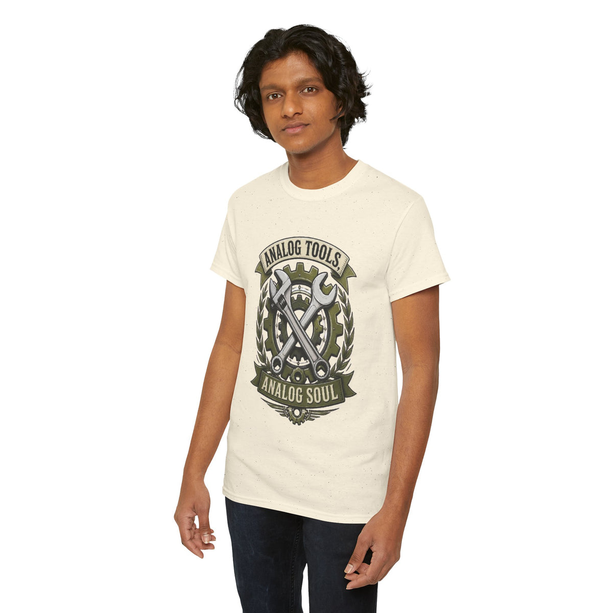 Analog Tools Analog Soul Tee — Vintage Mechanic Gear T-Shirt