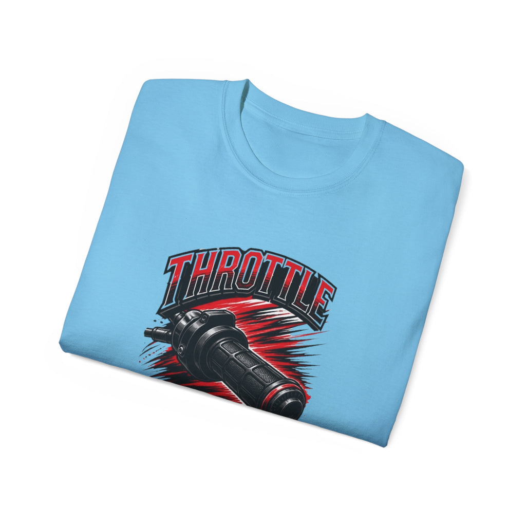 Throttle Therapy Tee – Motorcycle Spark Plug Racing T‑Shirt