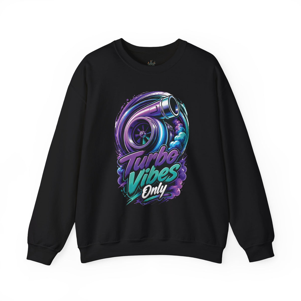Crewneck Sweatshirt — Turbo Vibes Only Performance Graphic