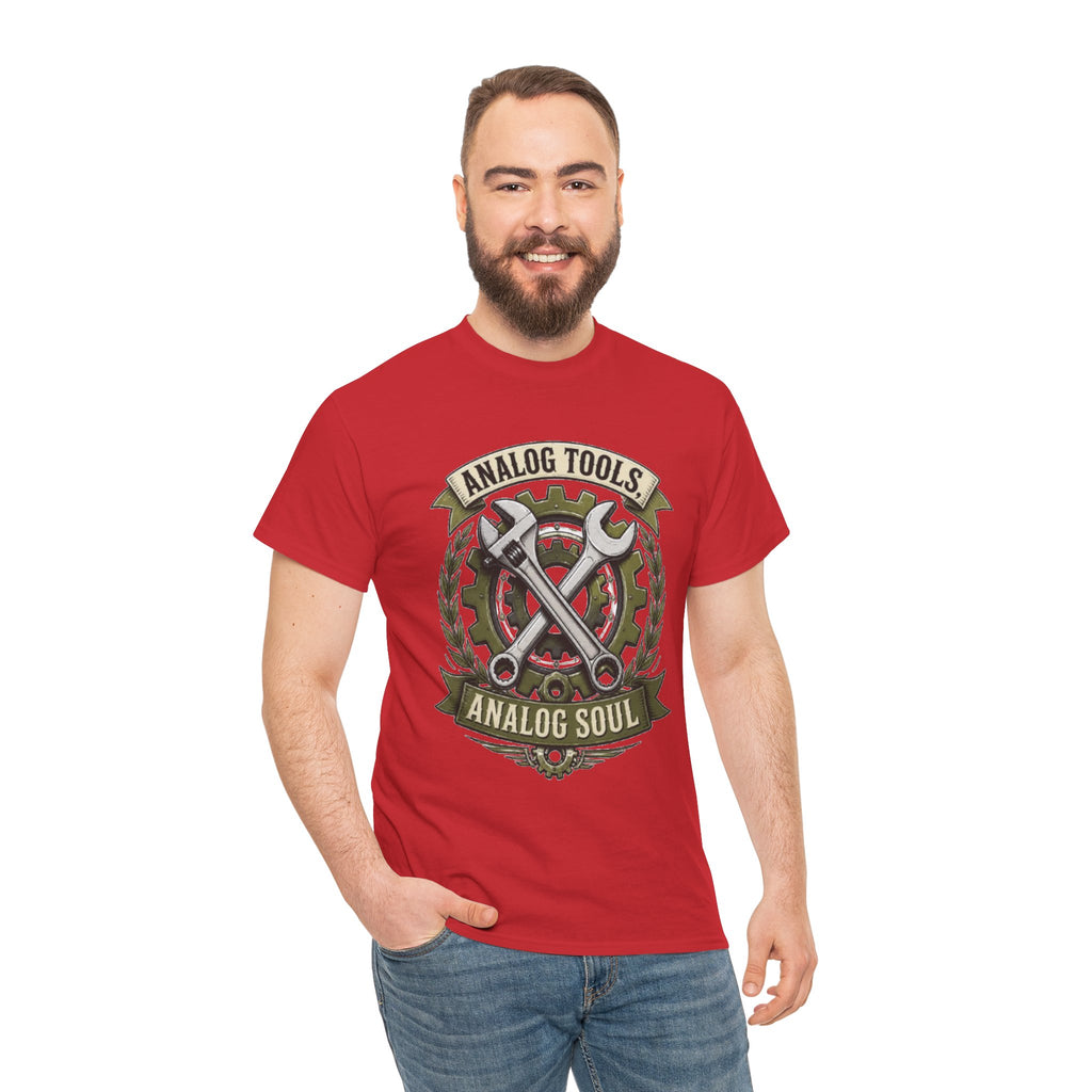 Analog Tools Analog Soul Tee — Vintage Mechanic Gear T-Shirt