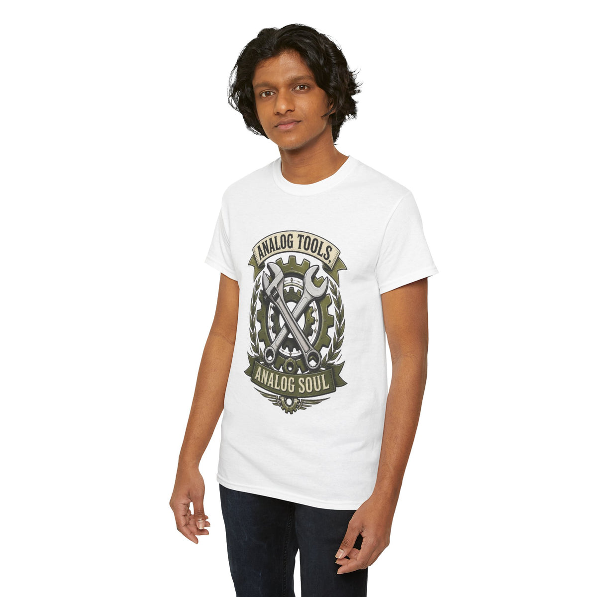 Analog Tools Analog Soul Tee — Vintage Mechanic Gear T-Shirt