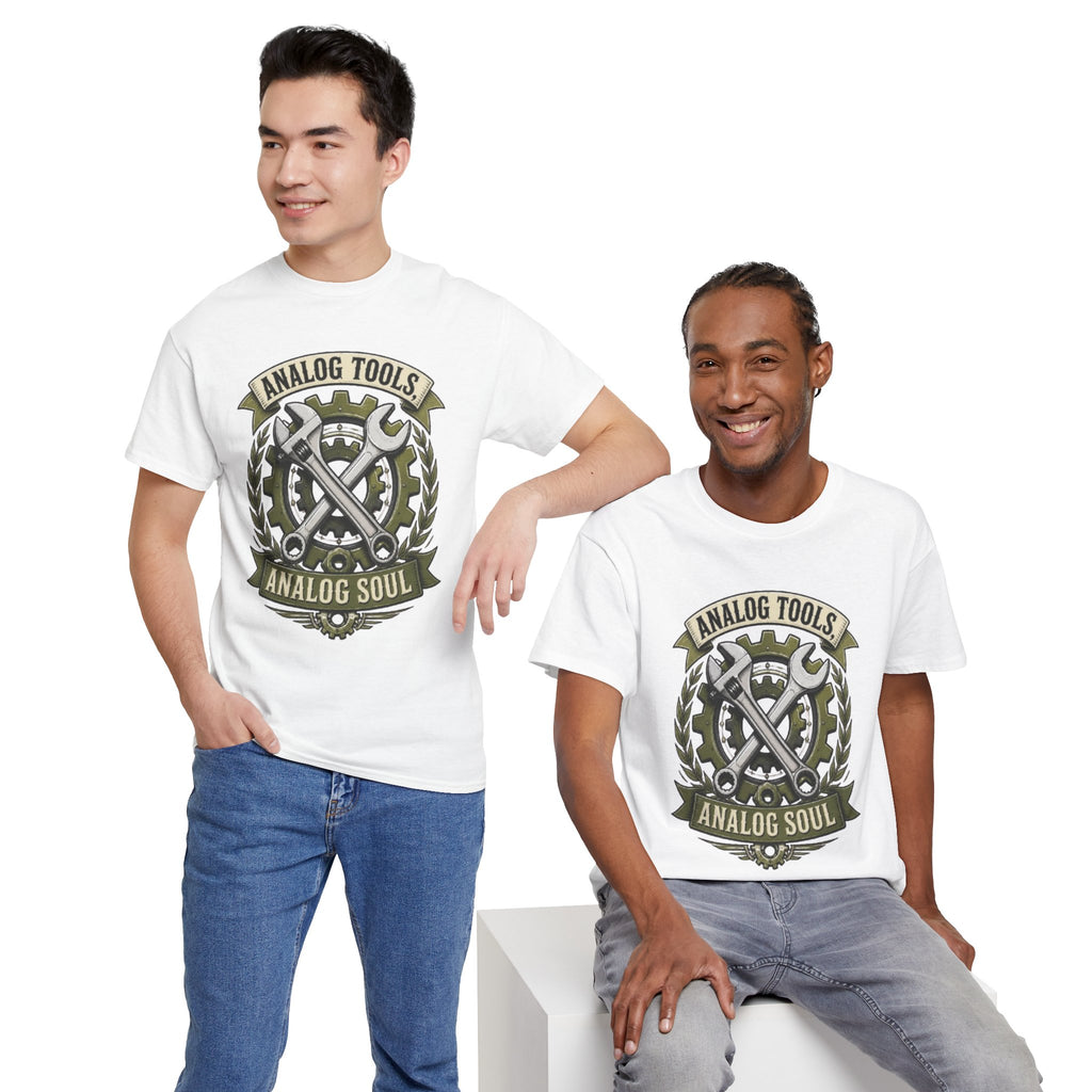 Analog Tools Analog Soul Tee — Vintage Mechanic Gear T-Shirt