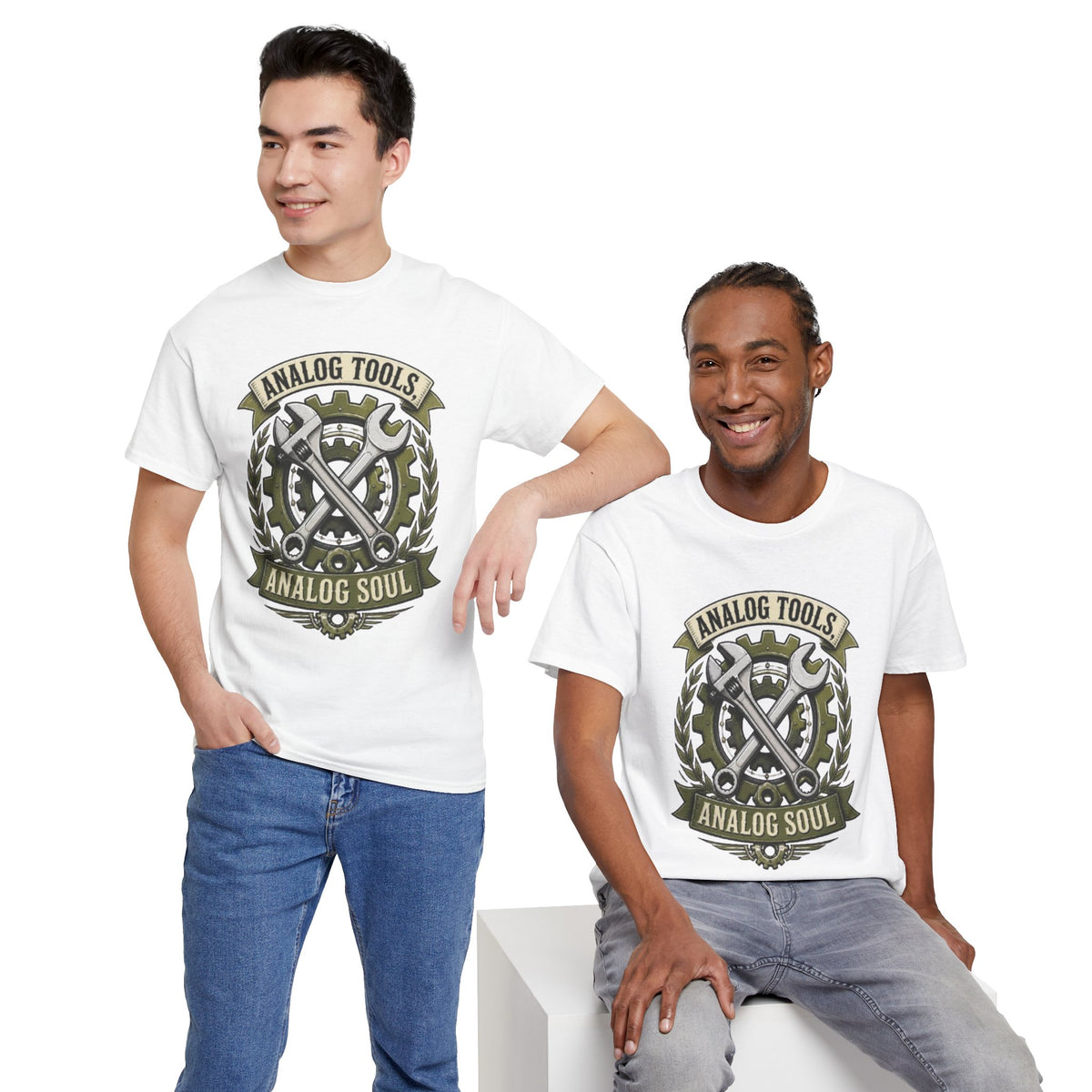 Analog Tools Analog Soul Tee — Vintage Mechanic Gear T-Shirt