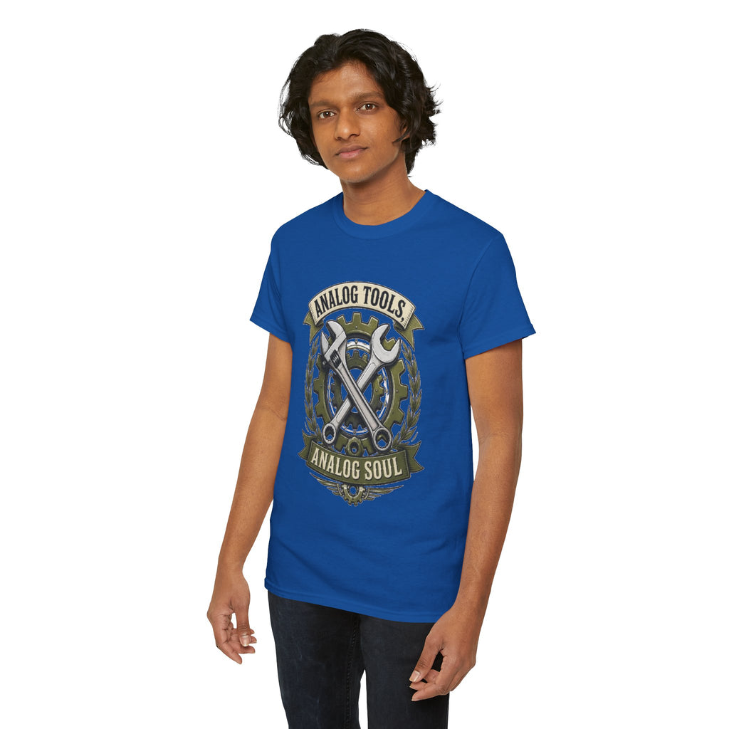 Analog Tools Analog Soul Tee — Vintage Mechanic Gear T-Shirt