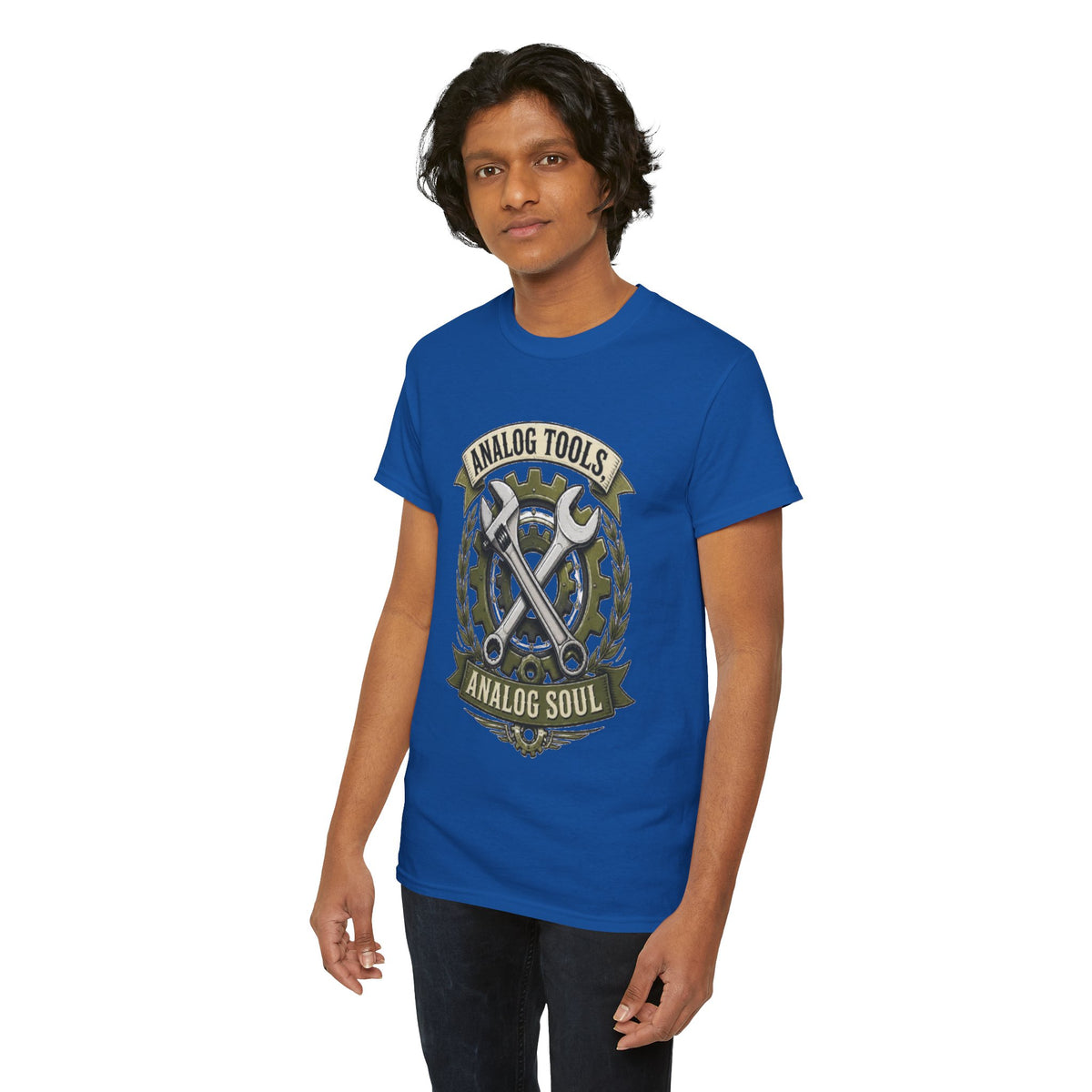 Analog Tools Analog Soul Tee — Vintage Mechanic Gear T-Shirt