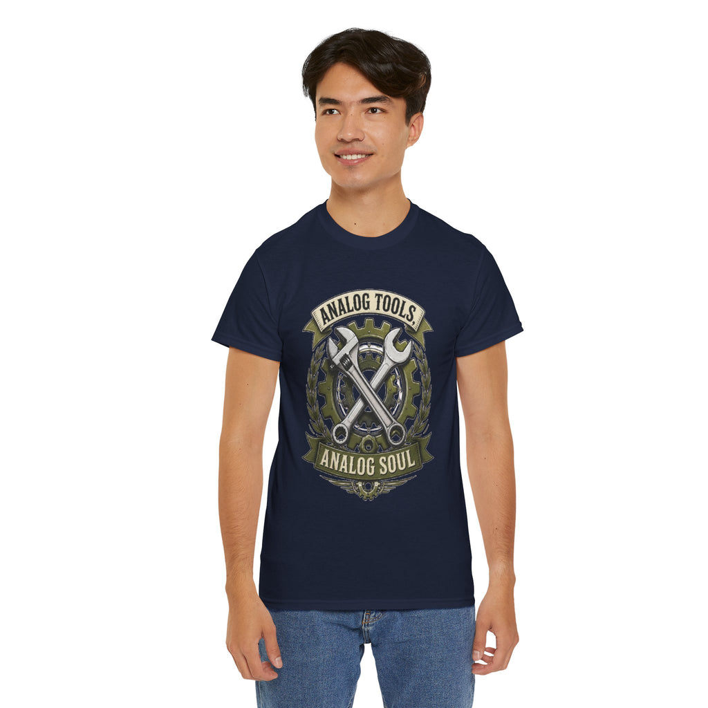 Analog Tools Analog Soul Tee — Vintage Mechanic Gear T-Shirt