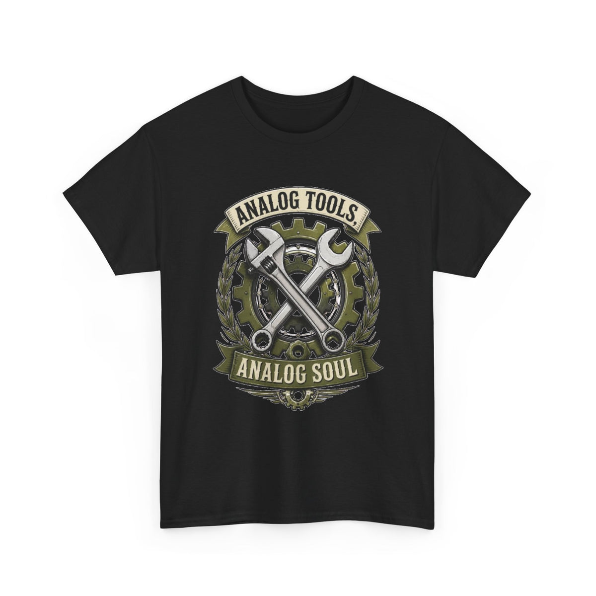 Analog Tools Analog Soul Tee — Vintage Mechanic Gear T-Shirt