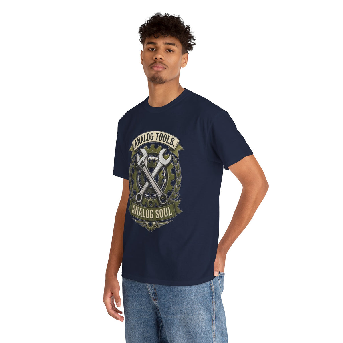 Analog Tools Analog Soul Tee — Vintage Mechanic Gear T-Shirt