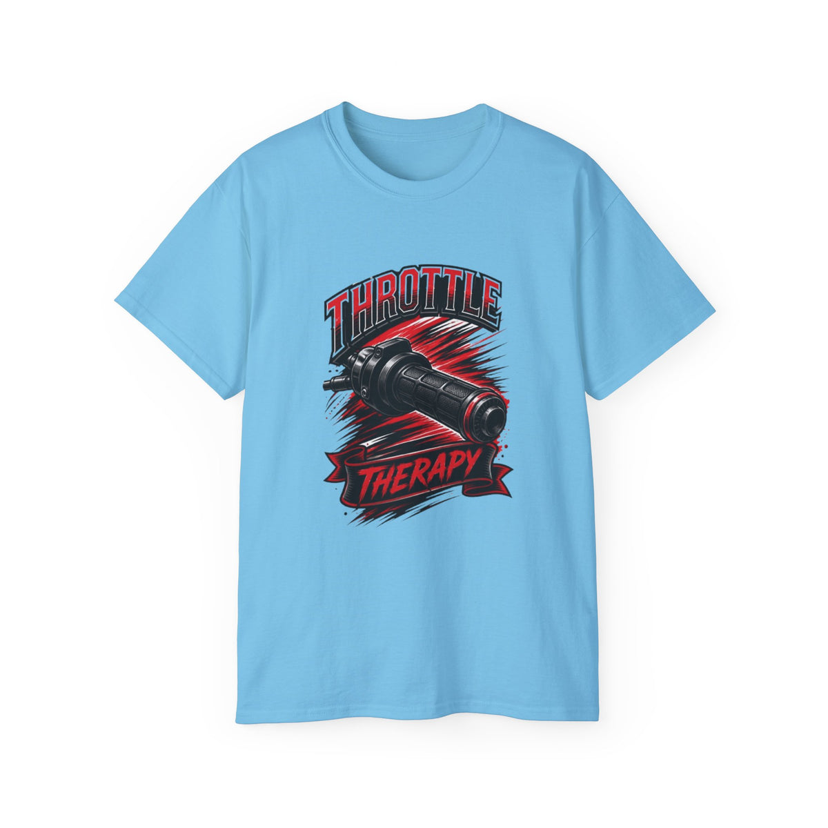 Throttle Therapy Tee – Motorcycle Spark Plug Racing T‑Shirt