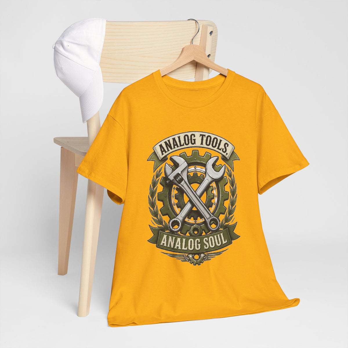 Analog Tools Analog Soul Tee — Vintage Mechanic Gear T-Shirt